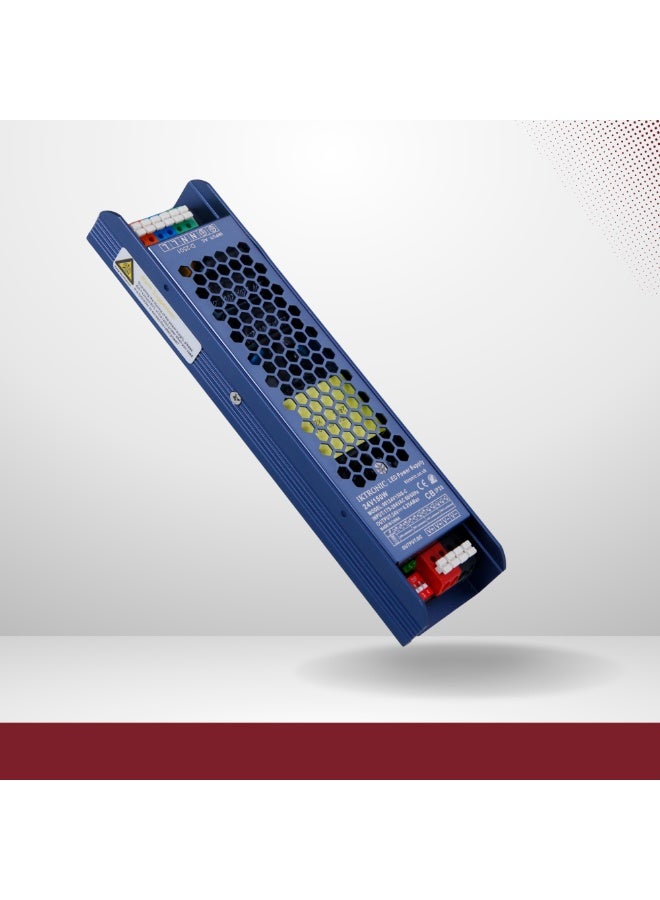 KTRONIC 150W - 24V LED Power Supply – Ultra Slim LED Driver, 175-264V AC to 24V DC 6.25A Converter with 4-Stage Voltage Adjustment, Silent Performance Transformer for LED Strips, 3D Printers. - Image 1